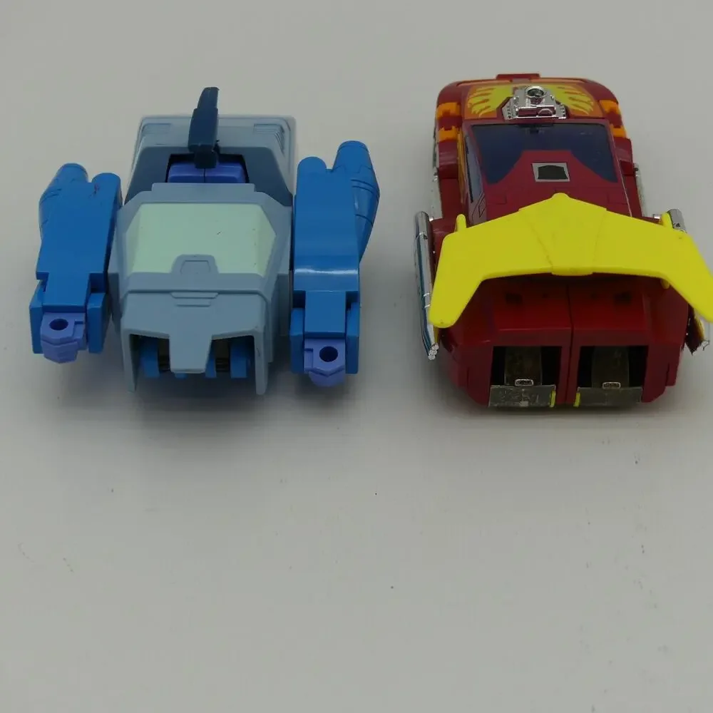 Lot of 2 Vintage 1986 G1 Transformers Hot Rod & Blurr Figures Incomplete Hasbro